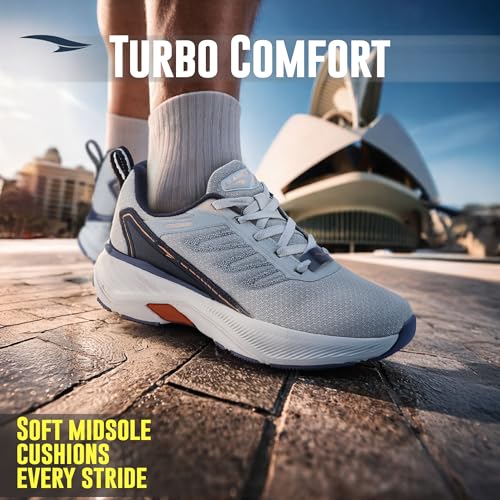 Image of ASIAN Pulse-02 Men's Running Shoes | Lightweight Sports Shoes with Breathable Mesh | High-Grip Sole & Cushioned Comfort | Ideal for Running & Daily Fitness