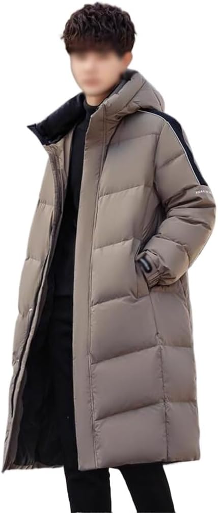 Couair Coat Down Jacket Male Long Over The Knee Thick Warm White Duck Winter