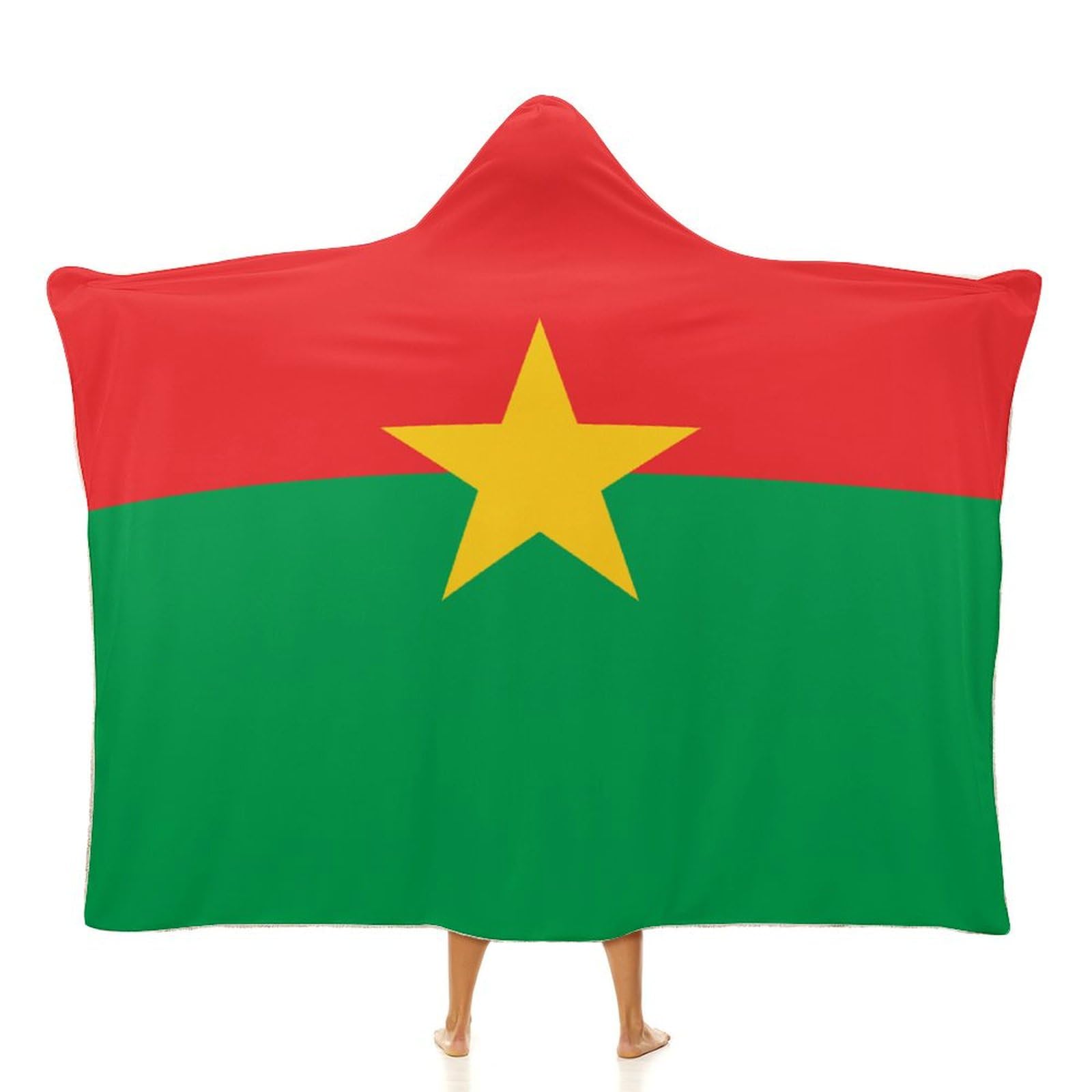 Couverture Burkina Faso chaude en velours arctique pour stopper le froid