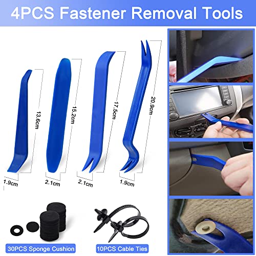 Car Clips 805Pcs Car Push Retainer Clips Bumper Push Fasteners Automotive Auto Clips Nylon Bumper Fender Plastic Rivets With 10 Cable Ties And Fasteners Remover For Toyota Gm Ford Honda Acura Chrysler #TOP3