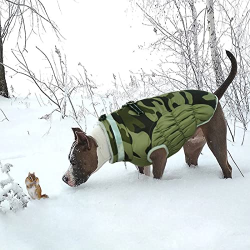 Image of Lelepet Dog Coat Warm Dog Winter Coat Waterproof Dogs Jacket with Harness