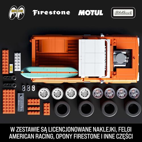 Mattel Brick Shop Hot Wheels Custom ’62 Chevy Pickup zestaw