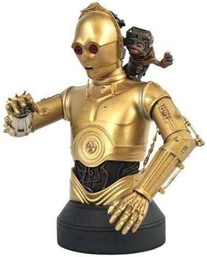 Star Wars El ascenso de Skywalker C-3PO y Babu Frik busto a escala 16
