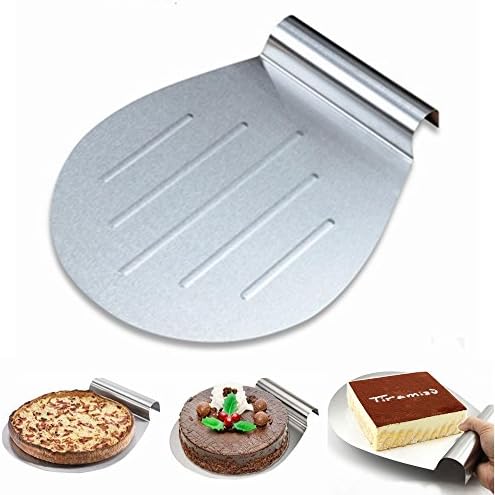 Cake Tray Moving Plate，Cake Lifter -13 Inches Stainless Steel-Ideal for Cakes, Pizzas, Pies,Tarts - Baking Tool Accessories