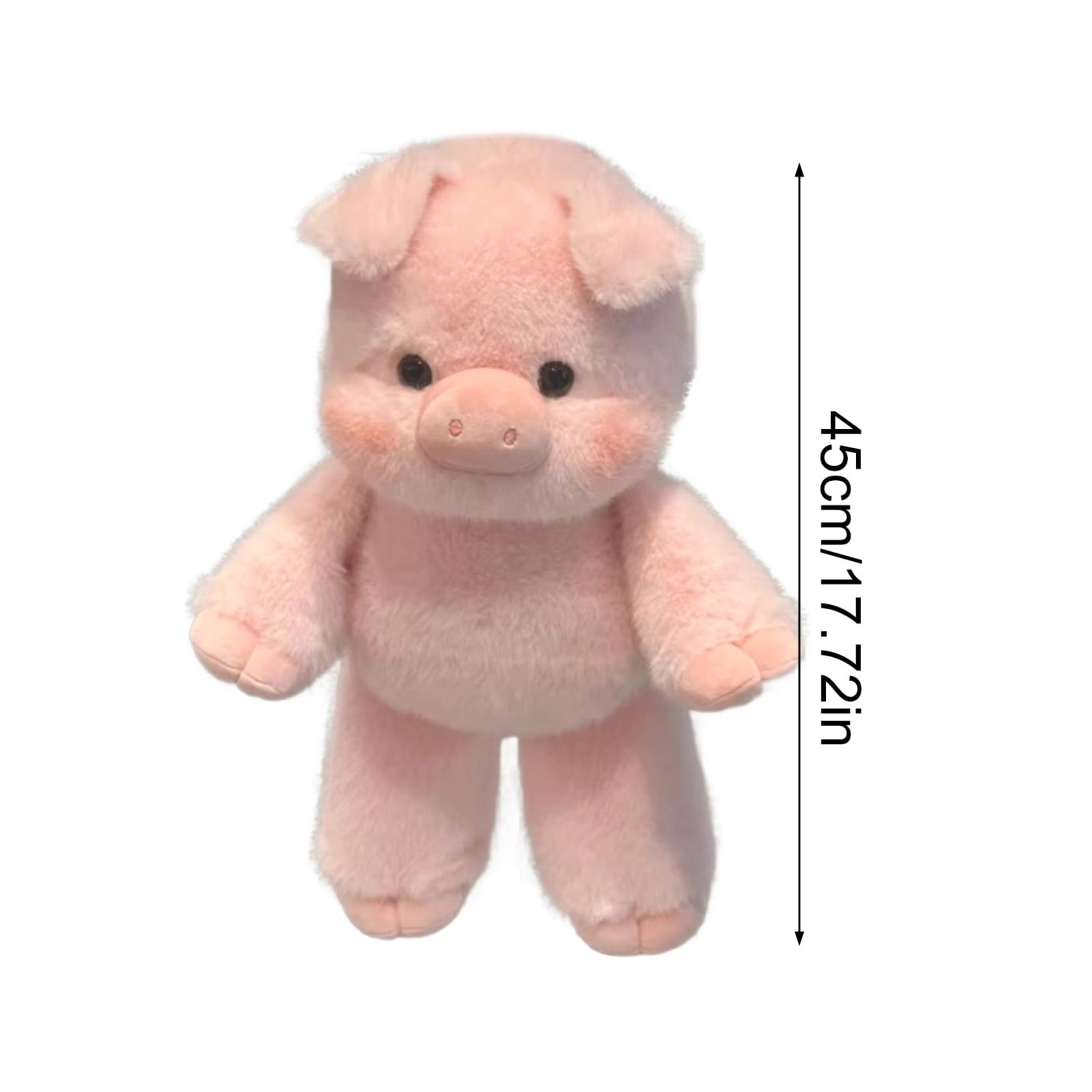 XJBTBA Stofftier – weicher Tierplüsch, gemütliches Dekokissen für Kinder, dekoratives Design, vielseitig einsetzbar, kuscheliger Plüsch, Kleinkinderzubehör für Erwachsene, Schlafzimmer, Wohnzimmer,