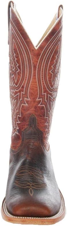 Anderson Bean Men's Mike Tyson Bison Rust Lava Cowboy Boots Brown/Red 10.5 B