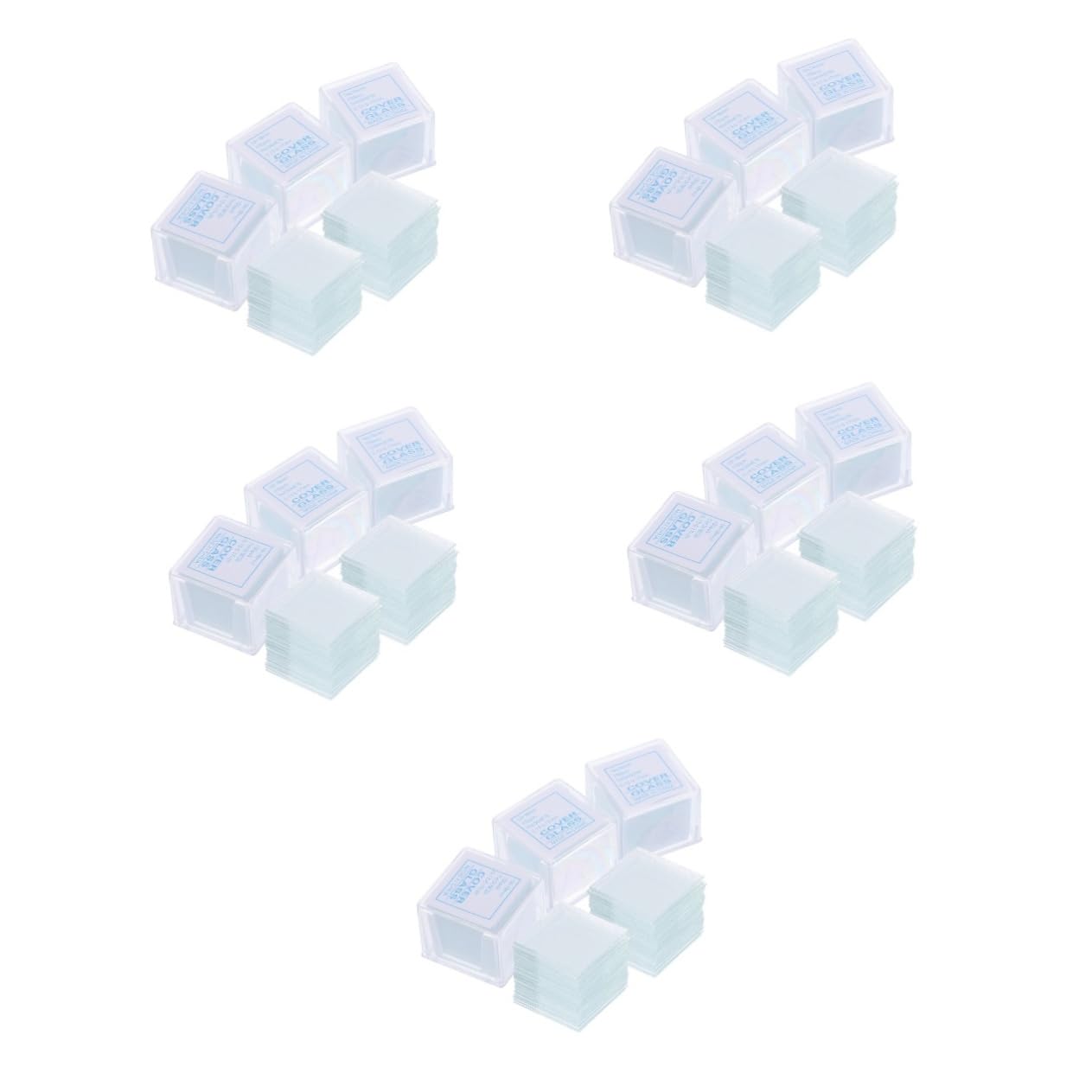 ULTECHNOVO 2000pcs Microscope Cover Slips Glass Cover Slides Glass Blank Slides for Detailed Examination