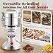 Moongiantgo Grain Mill Grinder Electric 500g Commercial Spice Grinder 2500W Stainless Steel Pulverizer Dry Grinder Grinding Machine (500g Upright, 110V)