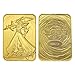 Yu-Gi-Oh! Limited Edition 24k Gold Plated Metal Card | Silent Swordsman