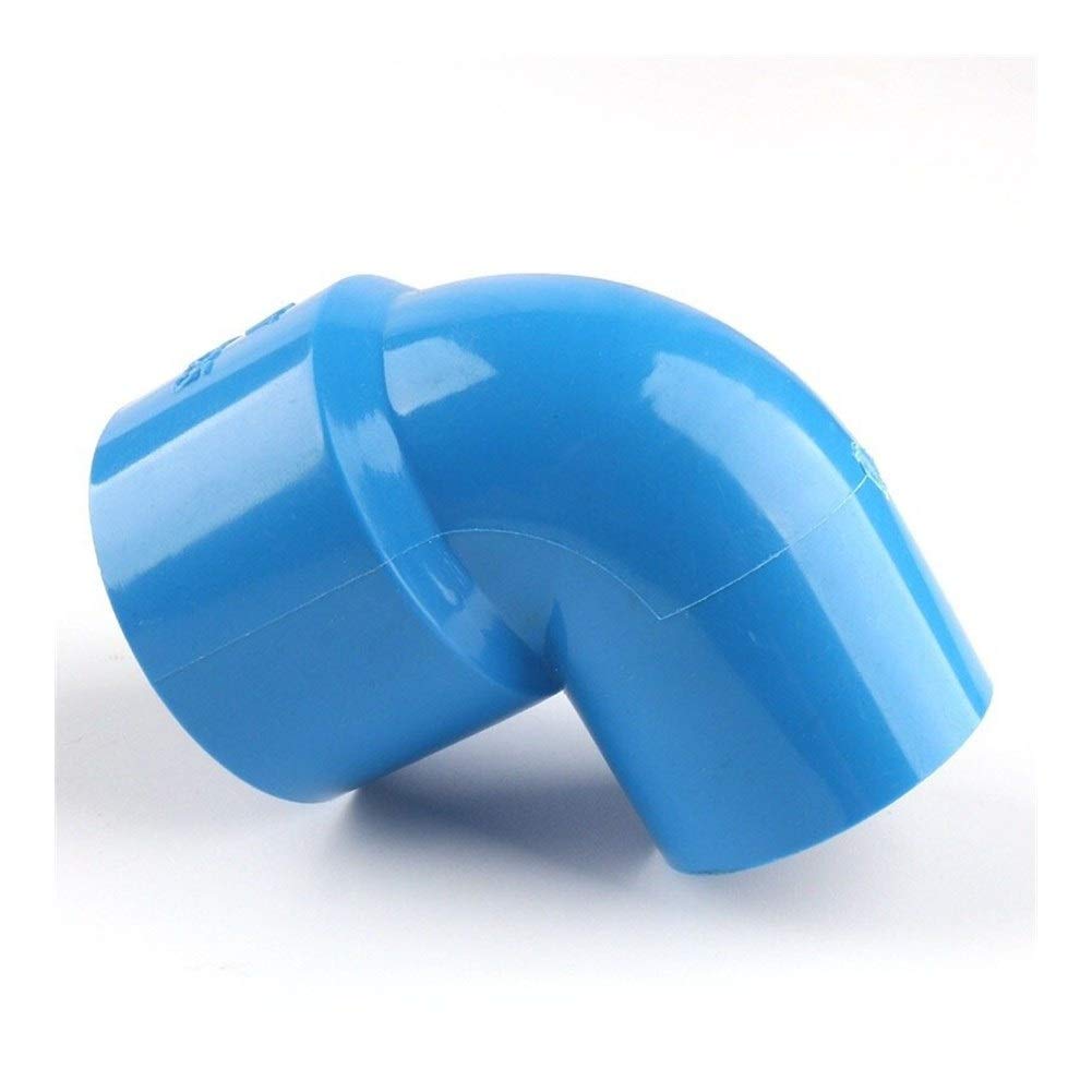Connecteur rapide de tuyau, 1 pièce joints coudés réducteurs en PVC for aquarium, raccord réservoir poissons, irrigation agricole, connecteurs tuyaux d'eau jardin, conduits(Blue,90 63mm)