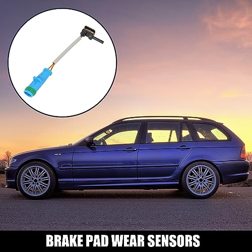 image for X AUTOHAUX 2pcs Car Front Rear Brake Pad Electronic Wear Sensor Indica