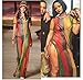 100% Cotton Ladies Rasta Maxi Jamaican Work String Dress Multicoloured Hip Hop Dance Club Dress Beach Swimsuit Cover up (US, Alpha, Small, Medium, Regular, Regular, Rasta)