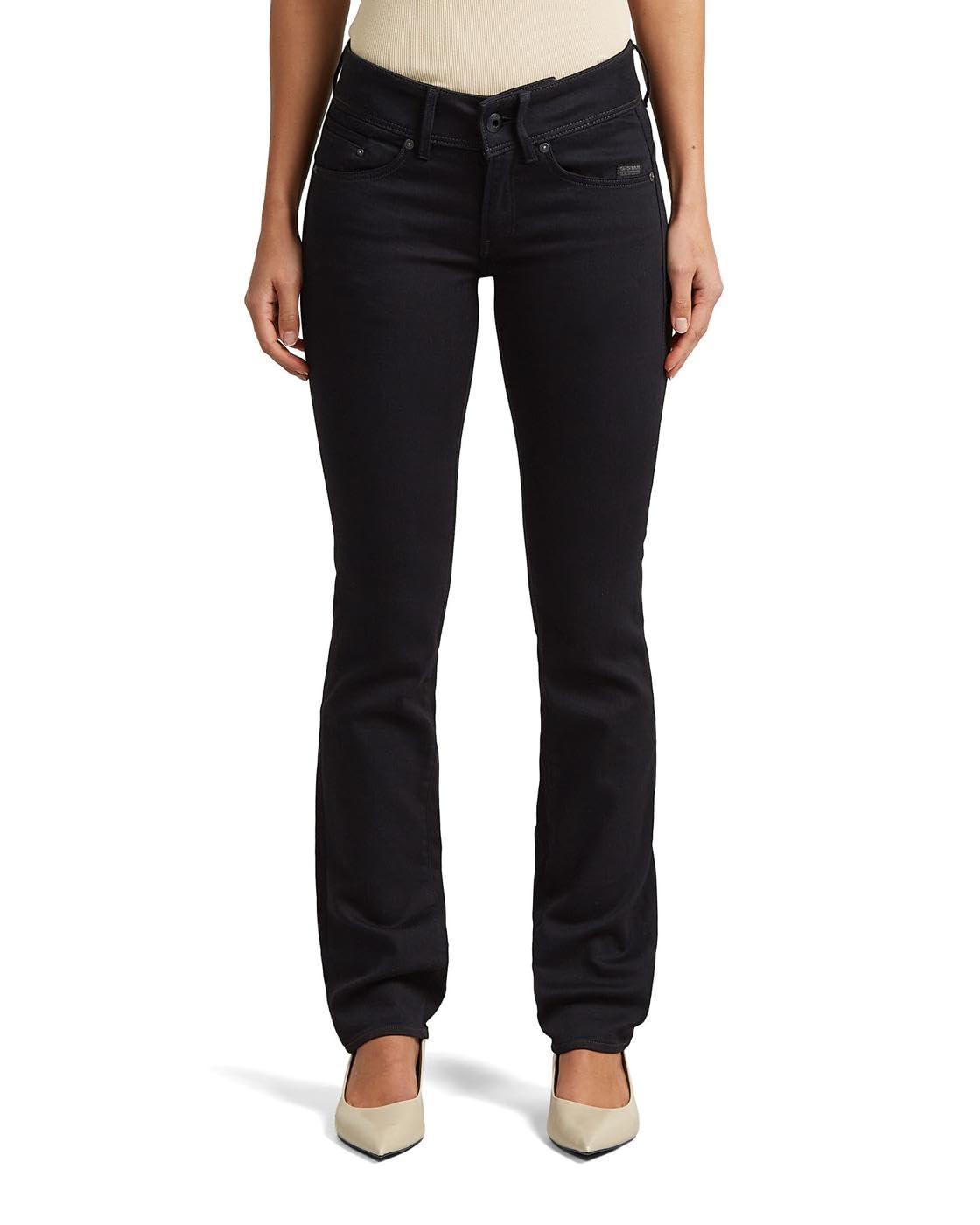G-STAR Damen Jeans Midge Slim Straight Jeans