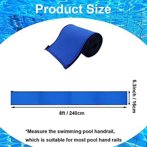 Kingovalley Pool Handrail Cover, Zipper Slip Resistant Swimming Pool Hand Railing Grip Sleeve - Image 2
