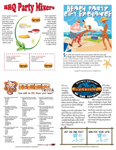 Printable BBQ Party Games Pack for Mac [Download]