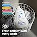 ATTITUDE Liquid Laundry Detergent, EWG Verified, HE Compatible, Plant-Based & Vegan, Natural Laundry Soap, Wildflowers Scent, 35 Loads, 35.5 Fl Oz