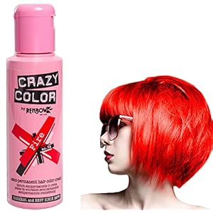 Renbow Crazy Colour 4 x Semi-Permanent Hair Colour Creams, 100ml