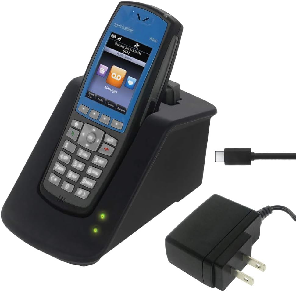 Artisan Power Ultimate Transformer Dual Charger with Power Supply for Polycom/SpectraLink 8400 & 8440 Series | USB Type-C | Built-in LEDs | Rapid Charging and Unparalleled Convenience