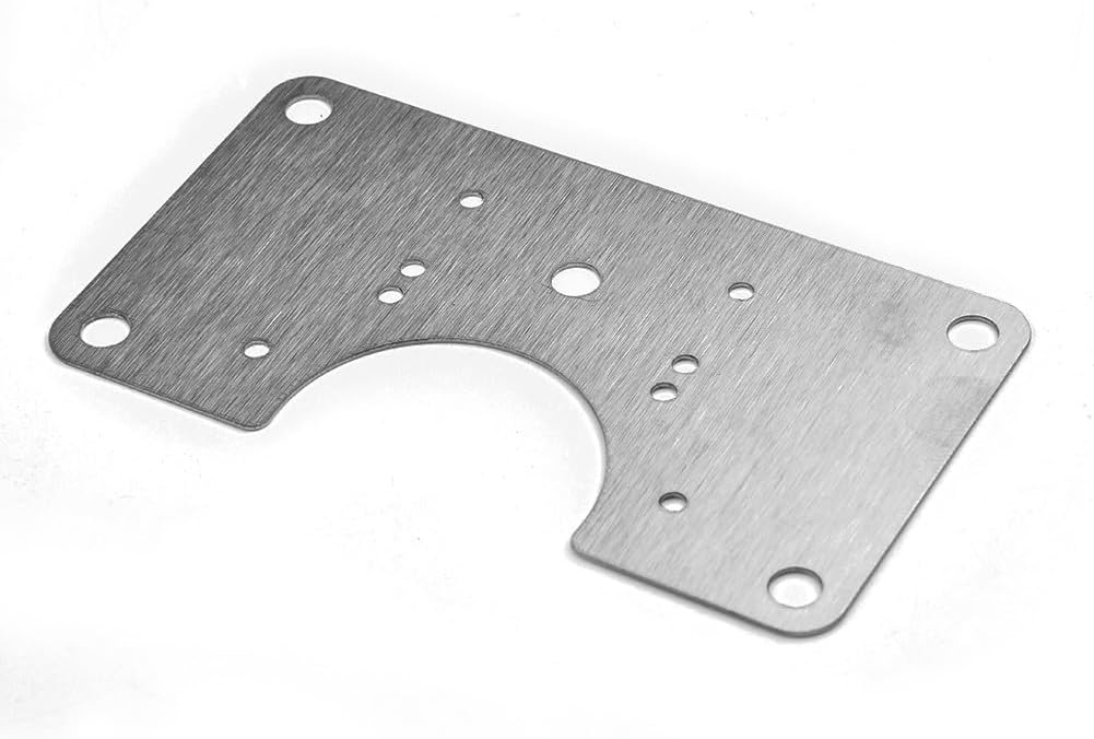 For Cabinet Door Hinge Repair Plate Made of Stainless Steel Effective Solution for Door Installation (1pc)
