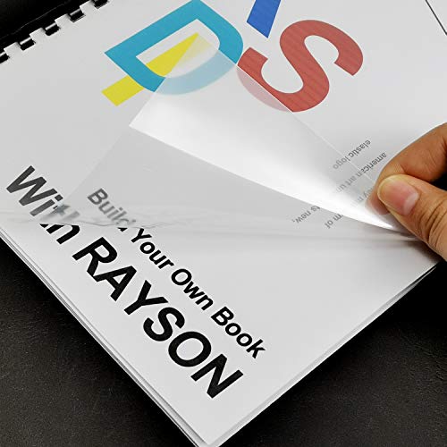 Rayson 7Mil Thickness Pp Clear Binding Cover 8-1/2"×11" Plastic Binding Covers 100/Pack (Pp2100C) #TOP1