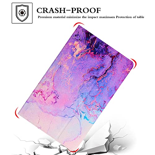 Pudazvi All-New Kindle Case For 6"(11Th Generation 2022 Release Only)(Not Fit Kindle 6.8/2021/Kindle 6.0 Prior Generation Devices) Premium Lightweight Pu Leather With Auto Sleep/Wake,Marble Purple #TOP4