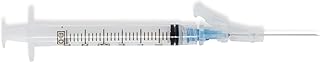 BD SafetyGlide Needle with 3 mL Syringe, 23G x 1