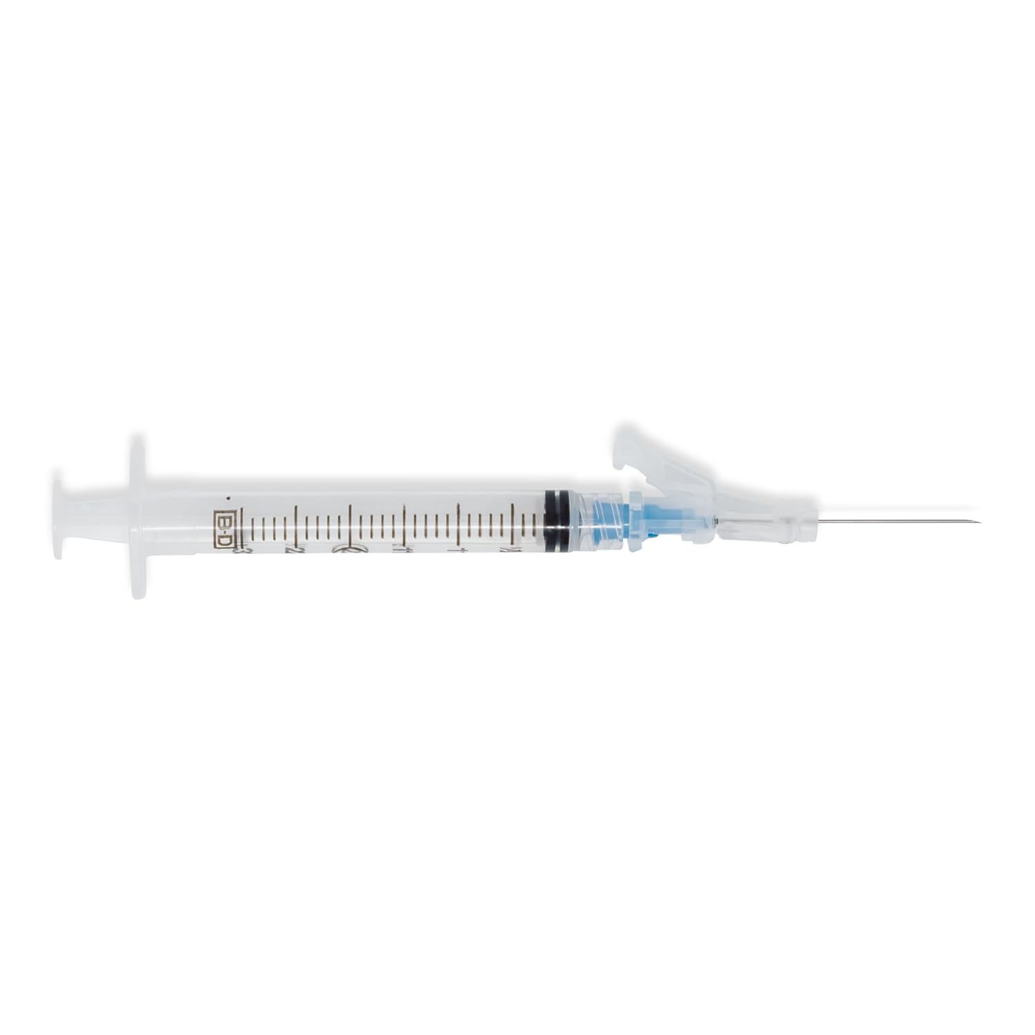 BD SafetyGlide Needle, 23 G x 1 in. with 3 mL Syringe, #305905, (50 Count)