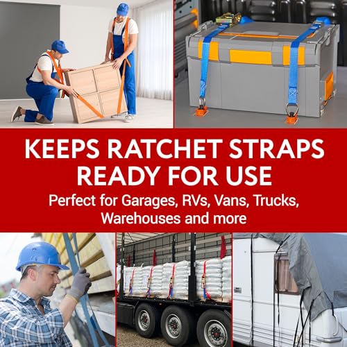 Impresa Ratchet Strap Winder for Drill - Steel Drill Strap Rollers for Flatbeds, Trucker Straps & Trailer Winch Straps - Fits Impact Drivers - for Up to 4 Inch - Image 6