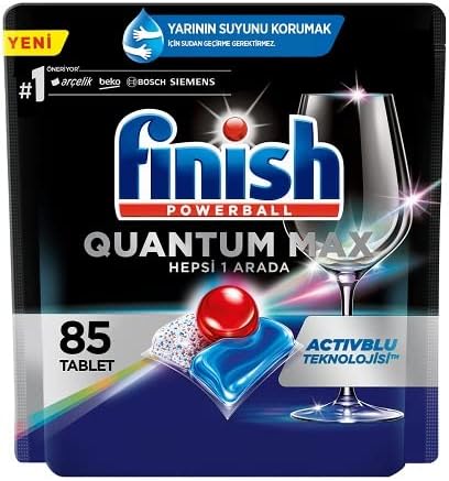 Finish Quantum Max Bulaşık Makinesi Deterjanı 85 Kapsül 1 Paket (1 x 85 g)
