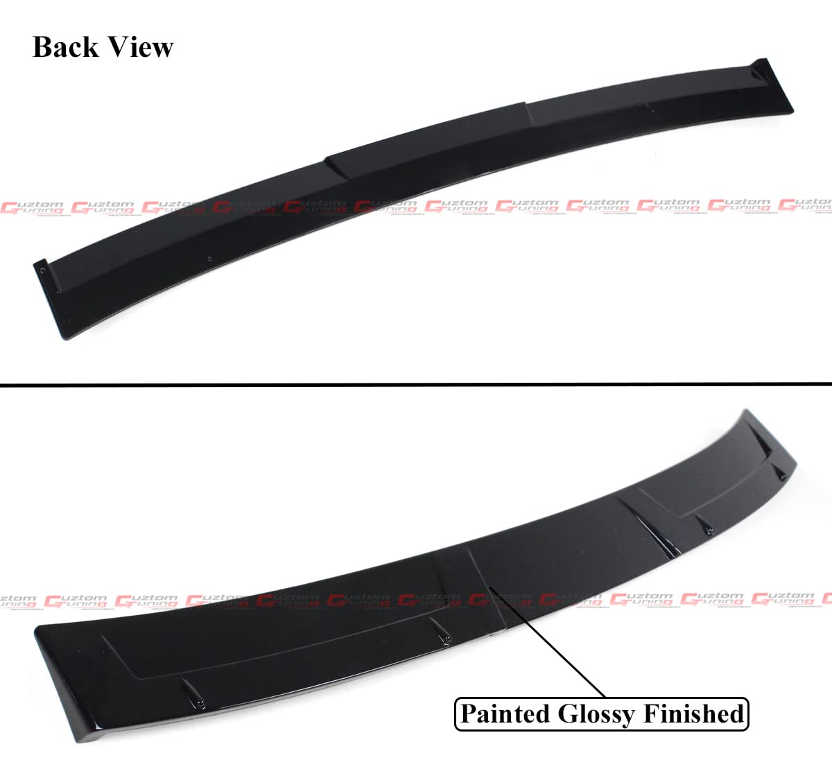 Premium JDM Gloss Black Rear Window Visor Deflector Roof Spoiler Compatible with 2019-2022 Nissan Altima