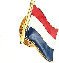 Netherlands Dutch Europe EU Metal Country Flag Pin Badge