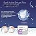 Seni Active Super Plus Unisex Adult Incontinence Underwear, Heavy Absorbency, Pull On Disposable Overnight Underwear for Men & Women (Medium, 80, Count)