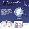 Seni Active Super Plus Unisex Adult Incontinence Underwear, Heavy Absorbency, Pull On Disposable Overnight Underwear for Men & Women (X-Large, 7, Count)