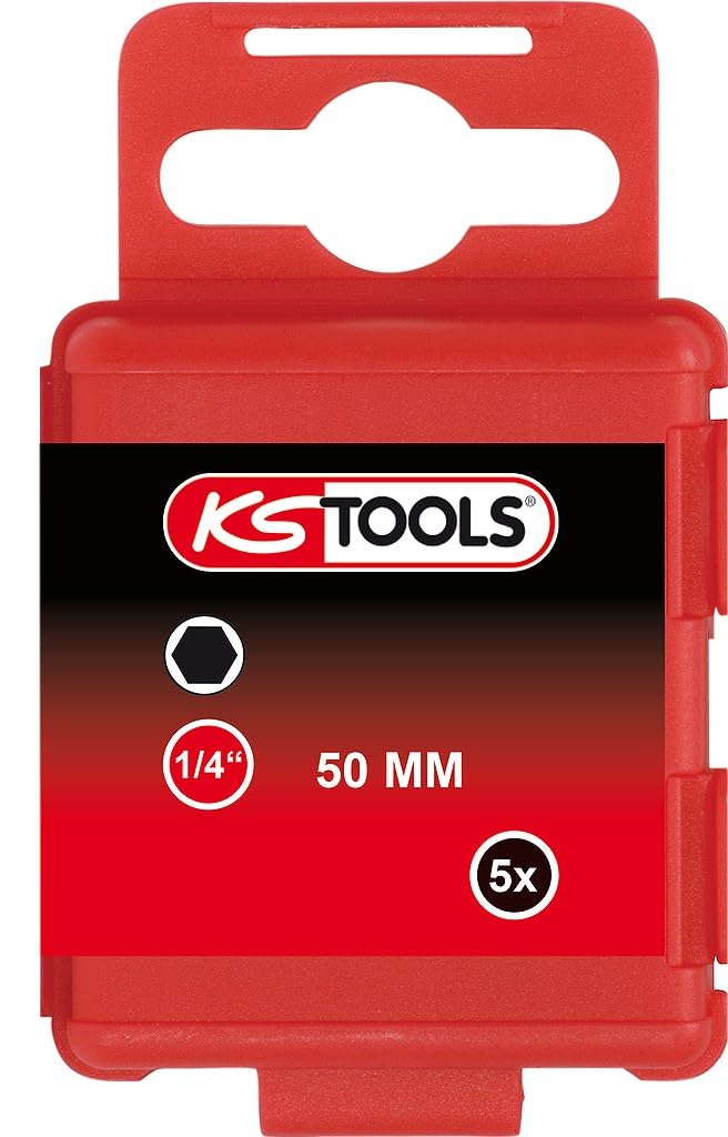 KS-Tools 911.2825 1/4" Bit Innen6kant,50mm,7mm,5