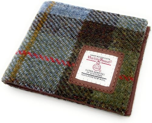 Glen Appin Harris Tweeds LB2007 - Cartera para Tarjetas para Hombre (Macleod Hunting)