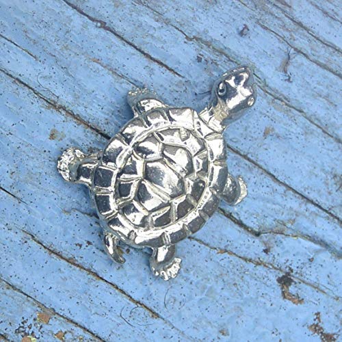 William Sturt Fine Pewter Figurine Tortue, Figurine Animalière Faite Main en Etain chez Les Etains de Jumilhac – vue 5