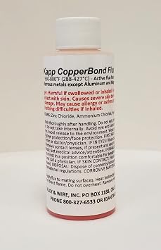Kapp CopperBond Flux for High Temperature Soldering of Copper, Brass, Stainless Steel 2 wt. oz.