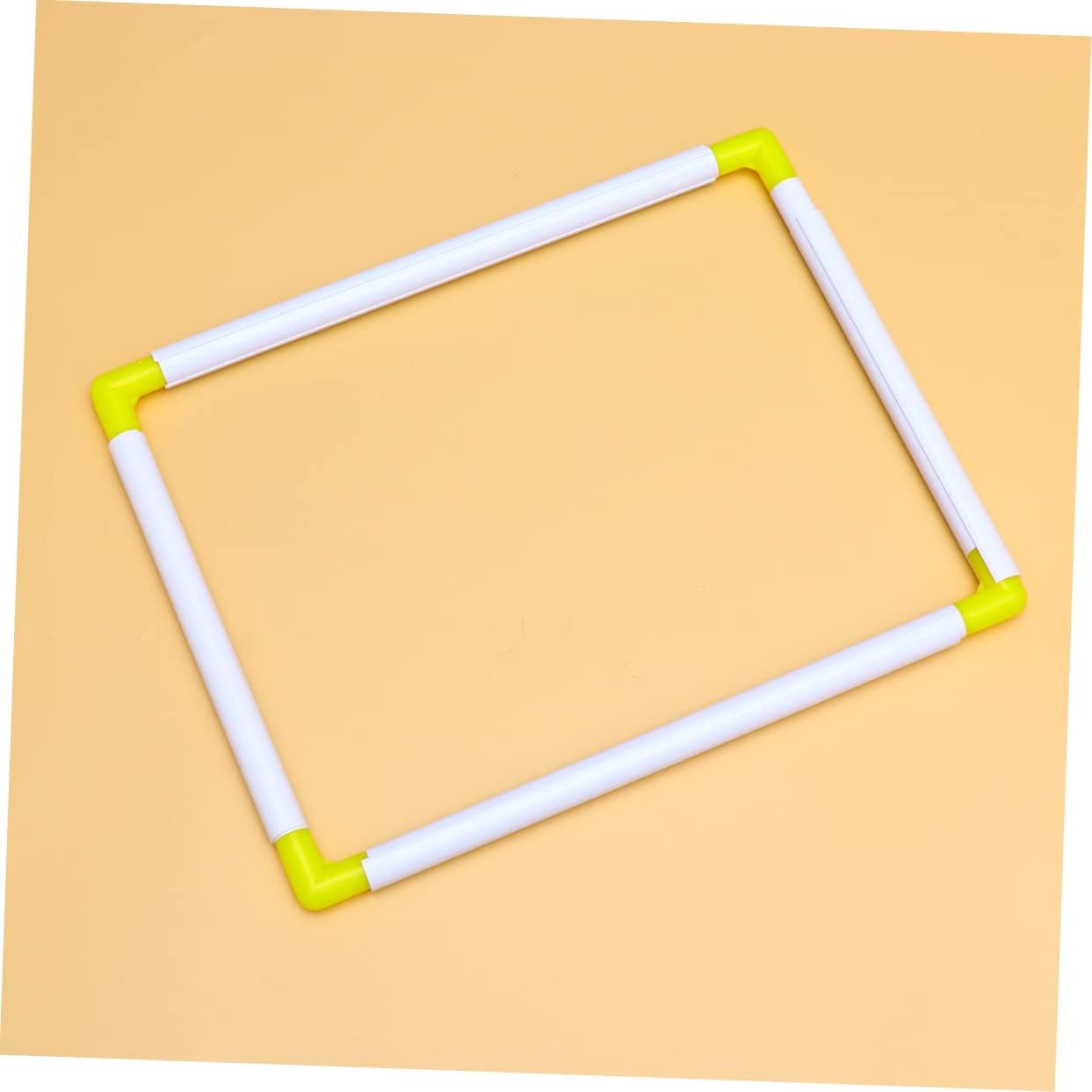 CIMAXIC 1pc Embroidery Frame Square Embroidery Hoop Cross Hoop Square Frame Small Embroidery Hoops Square Tool Plasitc Embroidery Clip Hoop Clamp Emborioery Tool Frames Ring Embroidered