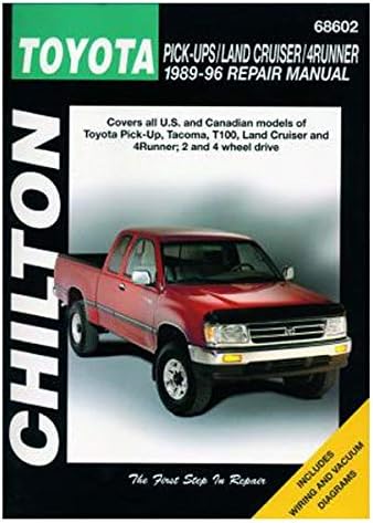 Chilton Toyota Trucks/Land Cruiser/4Runner 1989-1996 Repair Manual (68602)