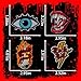 DBChan Punk Rock Iron-on Patches, 30 Pack, Music Skull Embroidered Appliques for Clothes, Jackets, Backpacks,Jeans