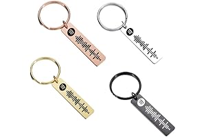 Personalized Spotify Code Keychain: A Romantic Valentine's Day Melody