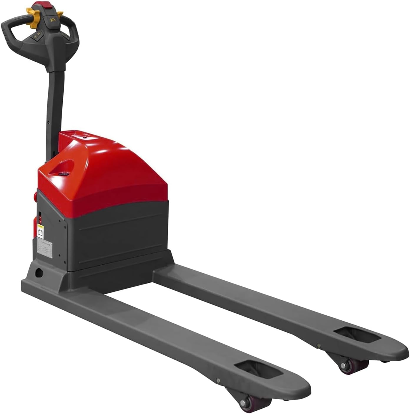 T Tory Carrier Full Electric Pallet Jack Truck 4400lbs Capacity 48" x27" Fork Size Powered Pallet Trucks, Built-Out Charger Suitable for Narrow Space, Indoor Handling & Lifting