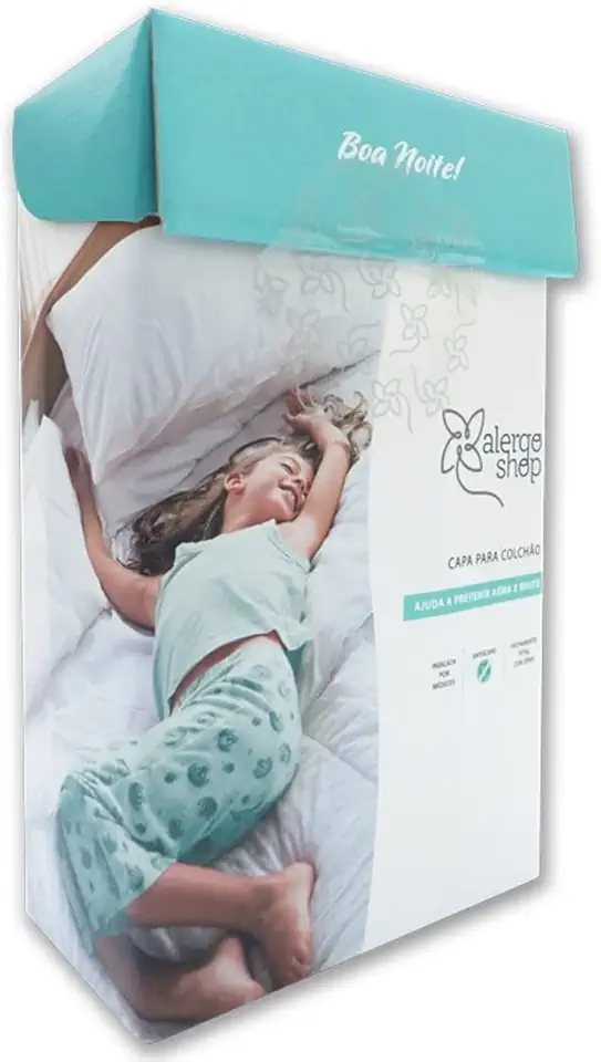 Capa Antiácaro Impermeável para Colchão Casal Padrão C190 x L140 x A30cm