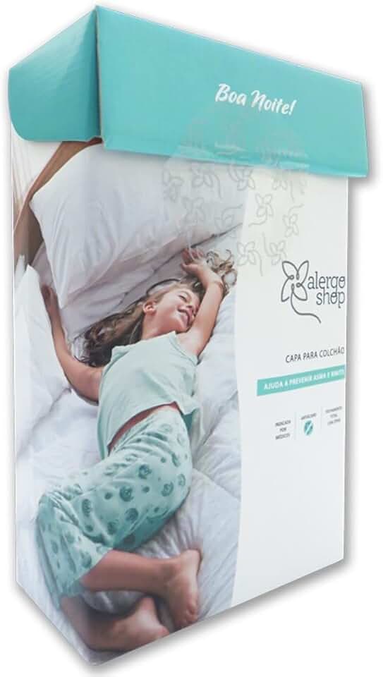 Capa Antiácaro Colchão Casal Padrão Slim Tex 21cm - Alergoshop