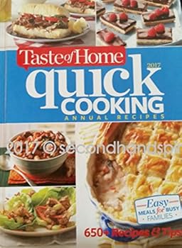 Hardcover Taste of Home Quick Cooking Annual Recipes 2017 Book