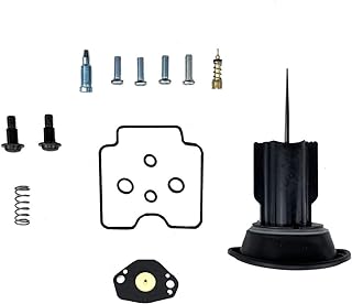Carburetor Rebuild Kit for Yamaha Big Bear 400 Grizzly 400 Kodiak 400 YFM400 Bruin 350 Grizzly 350 Wolverine 350 YFM350 Grizzly 450 Kodiak 450 Wolverine 450 YFM450 Carb Diaphragm