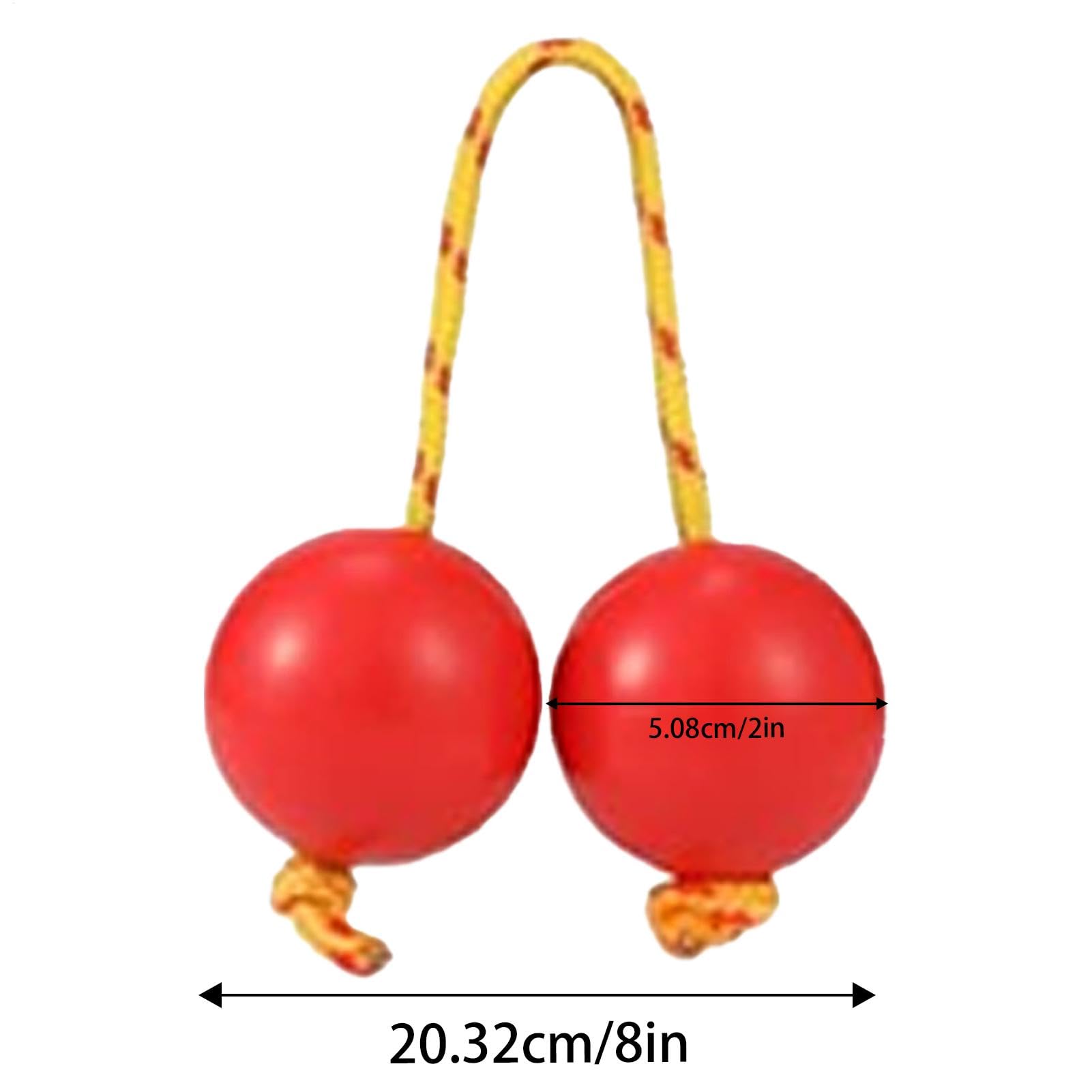 Lot 2 Paires Aslatuas Kashaka – Shakers Rythmiques Africains Double Boules En Liège, Instrument Percussion Portable Hochet Musical