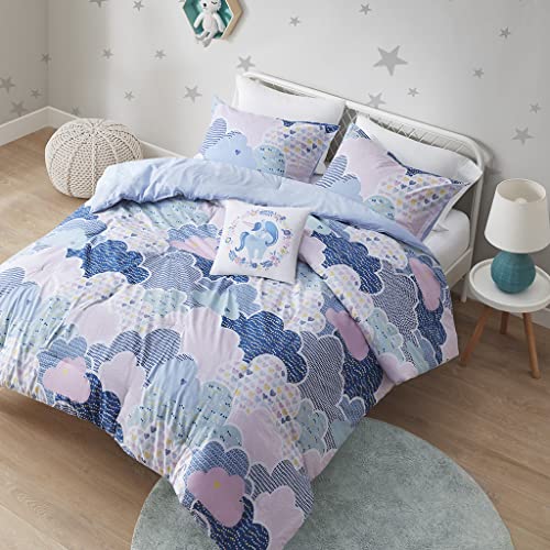 Urban Habitat Kids Comforter Vibrant Fun And Playful Unicorn Print Down Alternative All Season Children Bedding-Set, Girls Bedroom Décor, Twin/Twin Xl, Harmony Blue With 1 Dec Pillow #TOP1