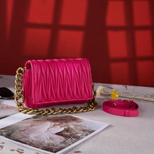 Image of Small Purses for Women Summer Crossbody Bag Quilted Evening Clutch Handbags