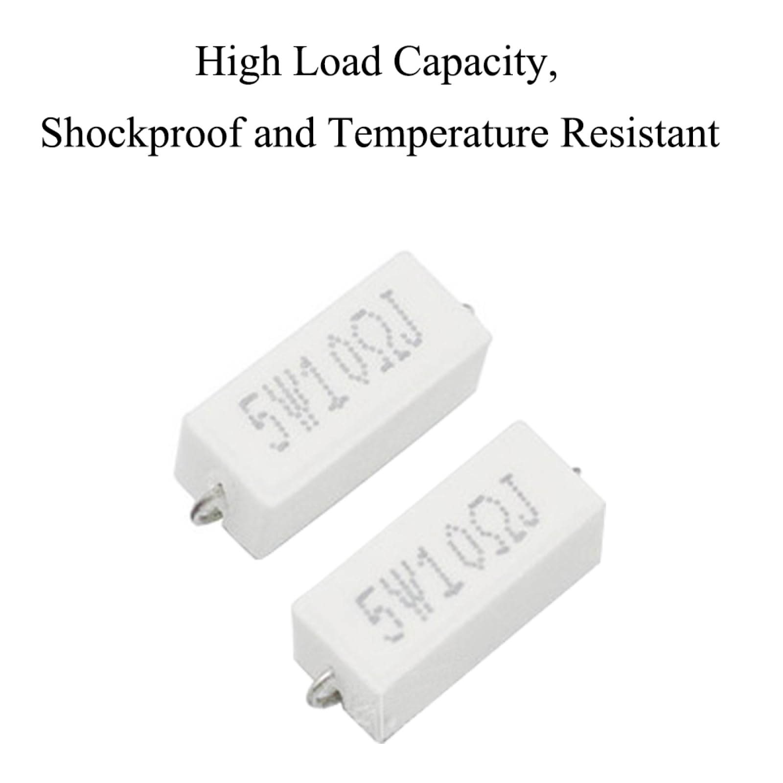 10 Stück 5W 47 Ohm Zementwiderstand – Keramik, 22x10x9 Mm, Für Haushaltsgeräte & Auto Drahtgewickelte Resistor